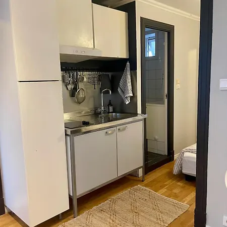 דירה Central Studio Apartment ברגן