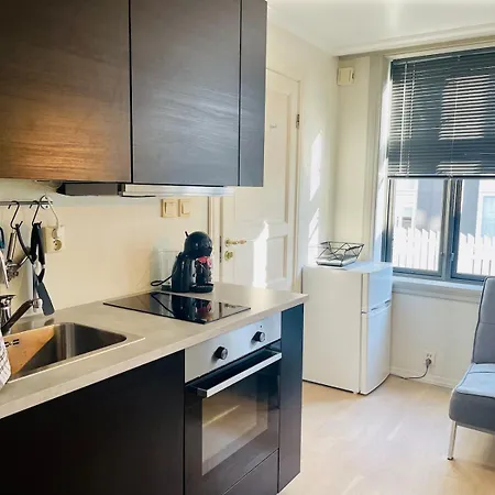 Central Studio Apartment Апартаменты Берген